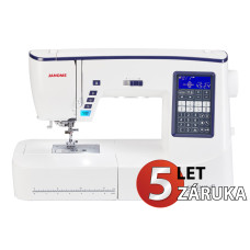 Šicí stroj JANOME SKYLINE S6 AE velikosti XL Šicí stroj JANOME SKYLINE S6 AE velikosti XL