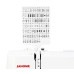 Šicí stroj JANOME DC6100 + přídavný stolek Šicí stroj JANOME DC6100 + přídavný stolek