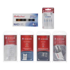 SET JEANS SINGER - sada pro šicí stroje Singer - šití džínoviny SET JEANS SINGER - sada pro šicí stroje Singer - šití džínoviny