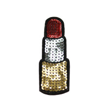 Nažehlovací aplikace, nažehlovačka - Červená rtěnka Nažehlovací aplikace, nažehlovačka - Červená rtěnka