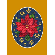 Sestava blahopřání s vyšíváním křižkovým stehem - č. 0014 Sestava blahopřání s vyšíváním křižkovým stehem - č. 0014