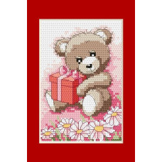 Sestava blahopřání s vyšíváním křižkovým stehem - č. 0081 Sestava blahopřání s vyšíváním křižkovým stehem - č. 0081