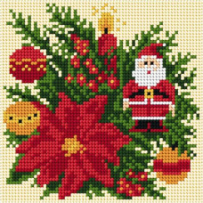 Sestava pro vyšívání křížkovým stehem Malwina 15x15cm - č. 1000 Sestava pro vyšívání křížkovým stehem Malwina 15x15cm - č. 1000