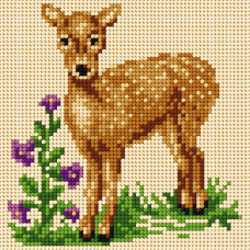 Sestava pro vyšívání křížkovým stehem Malwina 15x15cm - č. 1008 Sestava pro vyšívání křížkovým stehem Malwina 15x15cm - č. 1008