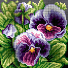 Sestava pro vyšívání křížkovým stehem Malwina 15x15cm - č. 1018 Sestava pro vyšívání křížkovým stehem Malwina 15x15cm - č. 1018