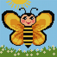 Sestava pro vyšívání křížkovým stehem Malwina 15x15cm - č. 1022 Sestava pro vyšívání křížkovým stehem Malwina 15x15cm - č. 1022