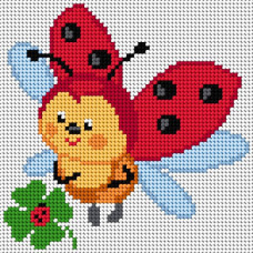 Sestava pro vyšívání křížkovým stehem Malwina 15x15cm - č. 1024 Sestava pro vyšívání křížkovým stehem Malwina 15x15cm - č. 1024