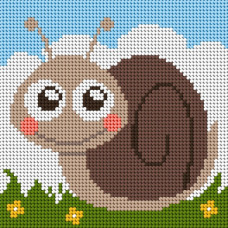 Sestava pro vyšívání křížkovým stehem Malwina 15x15cm - č. 1025 Sestava pro vyšívání křížkovým stehem Malwina 15x15cm - č. 1025