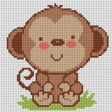 Sestava pro vyšívání křížkovým stehem Malwina 15x15cm - č. 1030 Sestava pro vyšívání křížkovým stehem Malwina 15x15cm - č. 1030