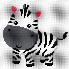 Sestava pro vyšívání křížkovým stehem Malwina 15x15cm - č. 1031 Sestava pro vyšívání křížkovým stehem Malwina 15x15cm - č. 1031