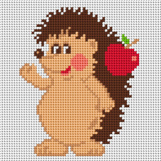 Sestava pro vyšívání křížkovým stehem Malwina 15x15cm - č. 1033 Sestava pro vyšívání křížkovým stehem Malwina 15x15cm - č. 1033