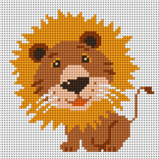 Sestava pro vyšívání křížkovým stehem Malwina 15x15cm - č. 1036 Sestava pro vyšívání křížkovým stehem Malwina 15x15cm - č. 1036