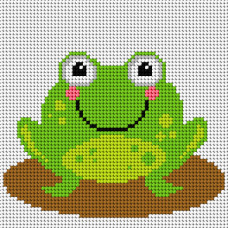 Sestava pro vyšívání křížkovým stehem Malwina 15x15cm - č. 1037 Sestava pro vyšívání křížkovým stehem Malwina 15x15cm - č. 1037
