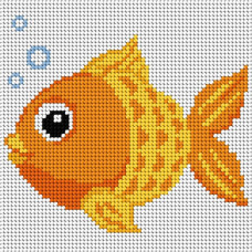 Sestava pro vyšívání křížkovým stehem Malwina 15x15cm - č. 1043 Sestava pro vyšívání křížkovým stehem Malwina 15x15cm - č. 1043