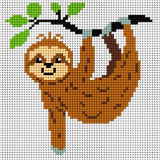 Sestava pro vyšívání křížkovým stehem Malwina 15x15cm - č. 1047 Sestava pro vyšívání křížkovým stehem Malwina 15x15cm - č. 1047