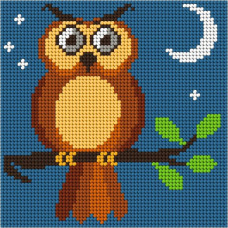 Sestava pro vyšívání křížkovým stehem Malwina 15x15cm - č. 1048 Sestava pro vyšívání křížkovým stehem Malwina 15x15cm - č. 1048