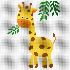 Sestava pro vyšívání křížkovým stehem Malwina 15x15cm - č. 1049 Sestava pro vyšívání křížkovým stehem Malwina 15x15cm - č. 1049