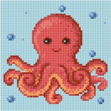 Sestava pro vyšívání křížkovým stehem Malwina 15x15cm - č. 1059 Sestava pro vyšívání křížkovým stehem Malwina 15x15cm - č. 1059