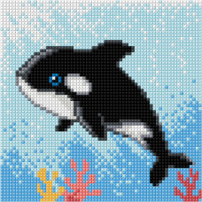 Sestava pro vyšívání křížkovým stehem Malwina 15x15cm - č. 1060 Sestava pro vyšívání křížkovým stehem Malwina 15x15cm - č. 1060