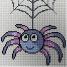 Sestava pro vyšívání křížkovým stehem Malwina 15x15cm - č. 1064 Sestava pro vyšívání křížkovým stehem Malwina 15x15cm - č. 1064