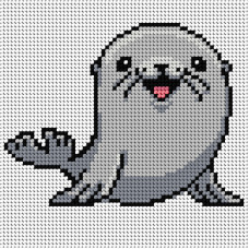 Sestava pro vyšívání křížkovým stehem Malwina 15x15cm - č. 1065 Sestava pro vyšívání křížkovým stehem Malwina 15x15cm - č. 1065