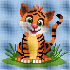 Sestava pro vyšívání křížkovým stehem Malwina 15x15cm - č. 1068 Sestava pro vyšívání křížkovým stehem Malwina 15x15cm - č. 1068