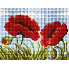 Sestava pro vyšívání křížkovým stehem Malwina 15x20cm - č. 2004 Sestava pro vyšívání křížkovým stehem Malwina 15x20cm - č. 2004