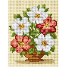 Sestava pro vyšívání křížkovým stehem Malwina 15x20cm - č. 2012 Sestava pro vyšívání křížkovým stehem Malwina 15x20cm - č. 2012