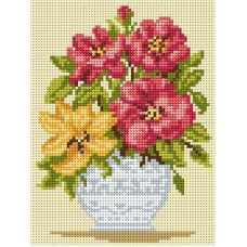 Sestava pro vyšívání křížkovým stehem Malwina 15x20cm - č. 2013 Sestava pro vyšívání křížkovým stehem Malwina 15x20cm - č. 2013