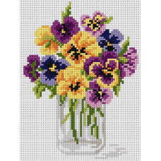 Sestava pro vyšívání křížkovým stehem Malwina 15x20cm - č. 2016 Sestava pro vyšívání křížkovým stehem Malwina 15x20cm - č. 2016