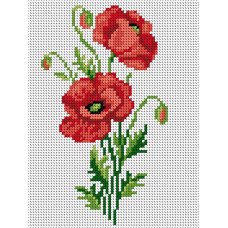 Sestava pro vyšívání křížkovým stehem Malwina 15x20cm - č. 2022 Sestava pro vyšívání křížkovým stehem Malwina 15x20cm - č. 2022