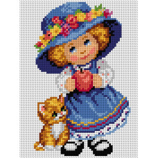 Sestava pro vyšívání křížkovým stehem Malwina 15x20cm - č. 2025 Sestava pro vyšívání křížkovým stehem Malwina 15x20cm - č. 2025