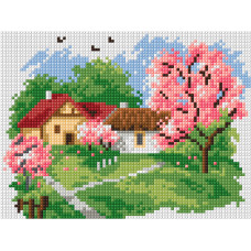 Sestava pro vyšívání křížkovým stehem Malwina 15x20cm - č. 2026 Sestava pro vyšívání křížkovým stehem Malwina 15x20cm - č. 2026