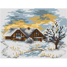 Sestava pro vyšívání křížkovým stehem Malwina 15x20cm - č. 2029 Sestava pro vyšívání křížkovým stehem Malwina 15x20cm - č. 2029