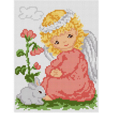 Sestava pro vyšívání křížkovým stehem Malwina 18x24cm - č. 5018 Sestava pro vyšívání křížkovým stehem Malwina 18x24cm - č. 5018