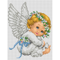 Sestava pro vyšívání křížkovým stehem Malwina 18x24cm - č. 5052 Sestava pro vyšívání křížkovým stehem Malwina 18x24cm - č. 5052