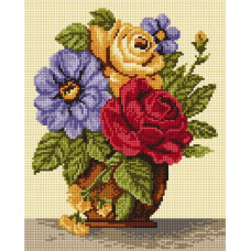 Sestava pro vyšívání křížkovým stehem Malwina 24x30cm - č. 6000 Sestava pro vyšívání křížkovým stehem Malwina 24x30cm - č. 6000