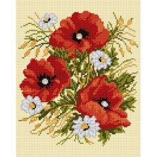 Sestava pro vyšívání křížkovým stehem Malwina 24x30cm - č. 6001 Sestava pro vyšívání křížkovým stehem Malwina 24x30cm - č. 6001