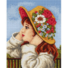 Sestava pro vyšívání křížkovým stehem Malwina 24x30cm - č. 6002 Sestava pro vyšívání křížkovým stehem Malwina 24x30cm - č. 6002