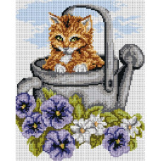 Sestava pro vyšívání křížkovým stehem Malwina 24x30cm - č. 6006 Sestava pro vyšívání křížkovým stehem Malwina 24x30cm - č. 6006