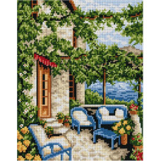 Sestava pro vyšívání křížkovým stehem Malwina 24x30cm - č. 6010 Sestava pro vyšívání křížkovým stehem Malwina 24x30cm - č. 6010