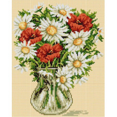 Sestava pro vyšívání křížkovým stehem Malwina 24x30cm - č. 6020 Sestava pro vyšívání křížkovým stehem Malwina 24x30cm - č. 6020