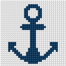 Sestava pro vyšívání křížkovým stehem Malwina 8x8cm - č. 0106 Sestava pro vyšívání křížkovým stehem Malwina 8x8cm - č. 0106