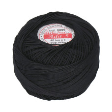 Příze pro frivolitky Ada 5 50 g - 0099 Příze pro frivolitky Ada 5 50 g - 0099