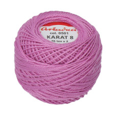 Háčkovací příze Karat 8 10 g - 1601