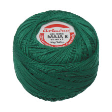 Háčkovací příze Maja 8 50 g - 0363 Háčkovací příze Maja 8 50 g - 0363