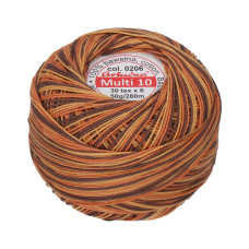 Vícebarevná příze Multi 10 50 g - 0206