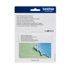 Karta se vzory pro dírkování papíru pro plotry Brother