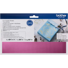 Kovová fólie růžová pro plotry Brother