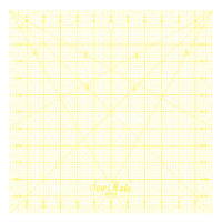 Rastrové pravítko 12"x12" E1212-YW žluté